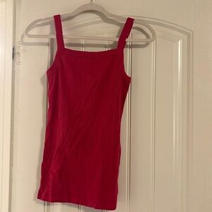 Old navy red tank top size small